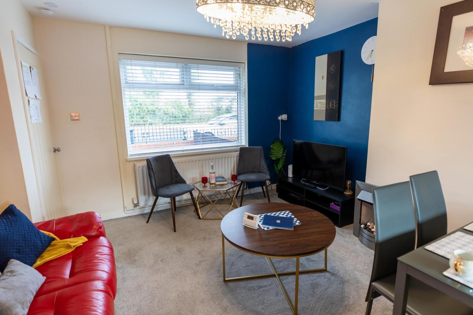 Og Stays Ii- 3Bedroom House Near Nissan & Stadium, Free Parking 森德兰 外观 照片